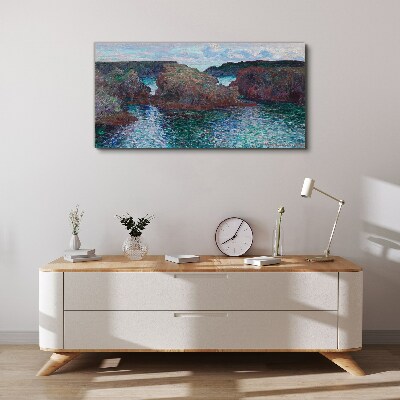 Tablou canvas Stânci de mare în lumina zilei