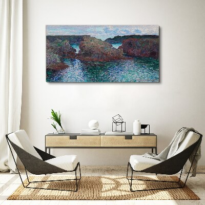 Tablou canvas Stânci de mare în lumina zilei