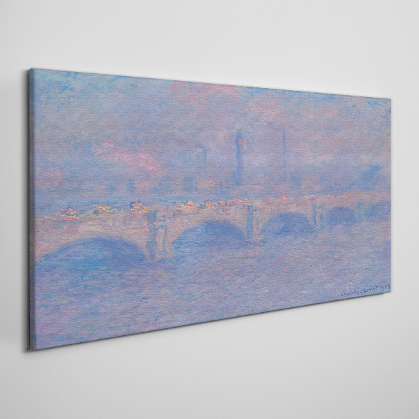 Tablou canvas Podul Waterloo Monet