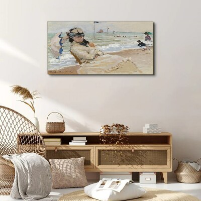 Tablou canvas Plaja Camille Trouville Monet