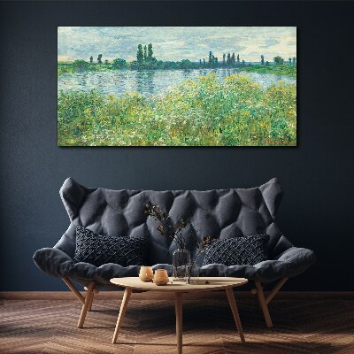 Tablou canvas Seine Vétheuil Monet