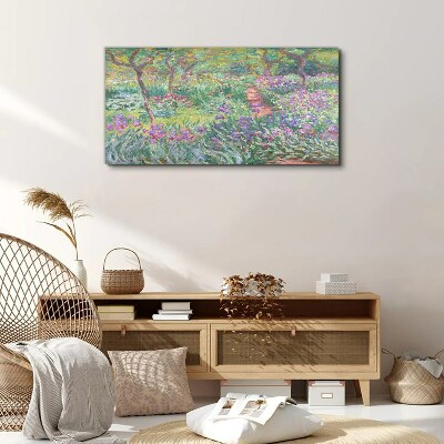 Tablou canvas Grădina de la Giverny Monet