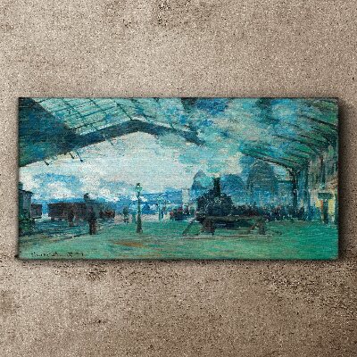 Tablou pe panza Gara Paris