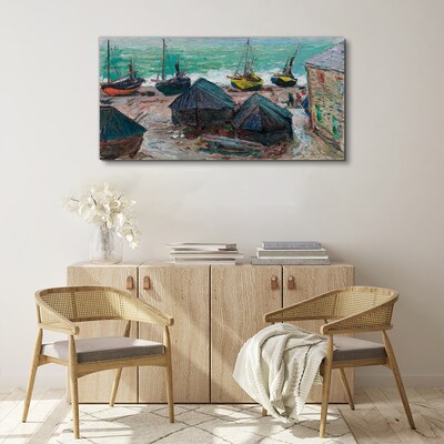 Tablou pe panza Port maritim cu barci