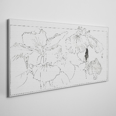 Tablou pe panza Compoziții florale în linii delicate