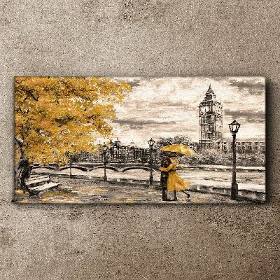 Tablou canvas Toamna de aur la Londra