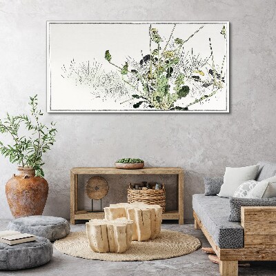 Tablou pe panza Un peisaj vegetal în tonuri delicate