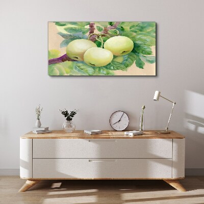 Tablou canvas fructe frunze de ramură de măr