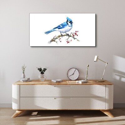Tablou canvas Bluebird pe o ramură
