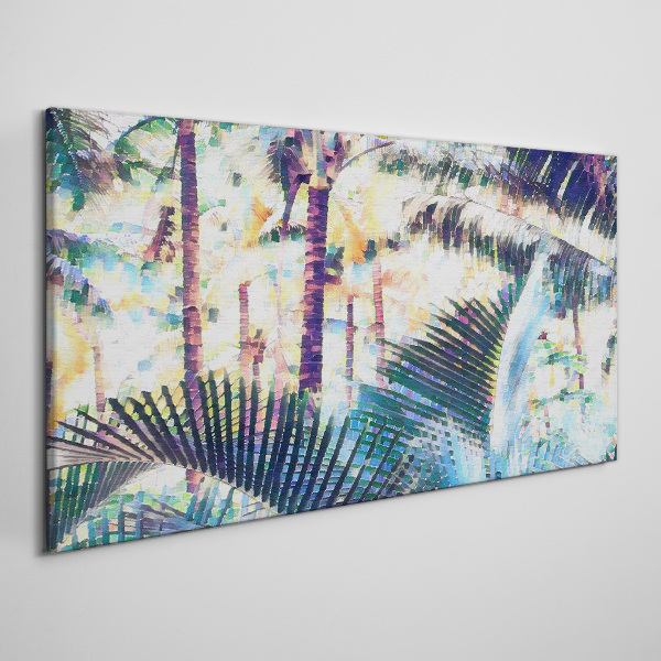 Tablou canvas Peisaj tropical în culori pastelate