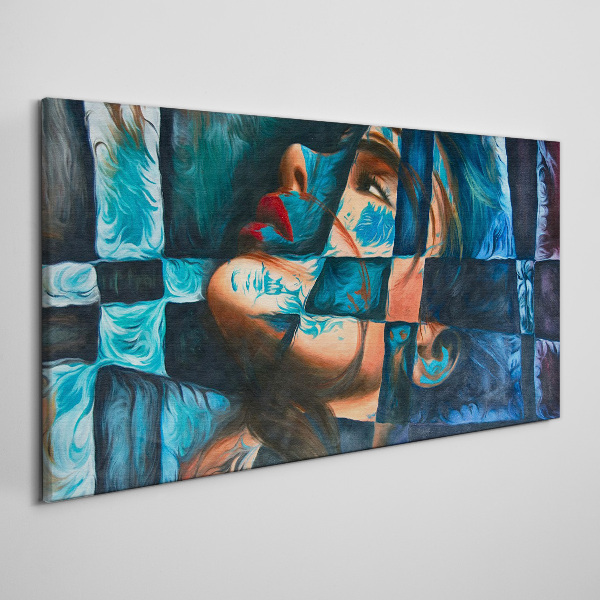 Tablou canvas Fragmente de emoții în culoare