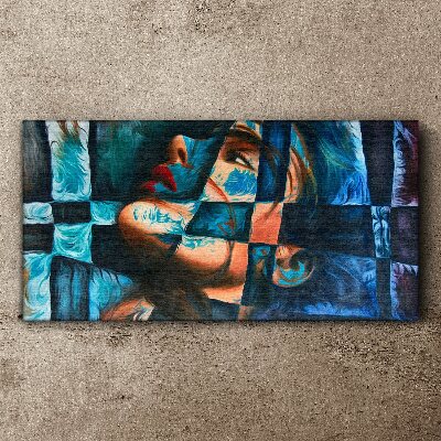 Tablou canvas Fragmente de emoții în culoare