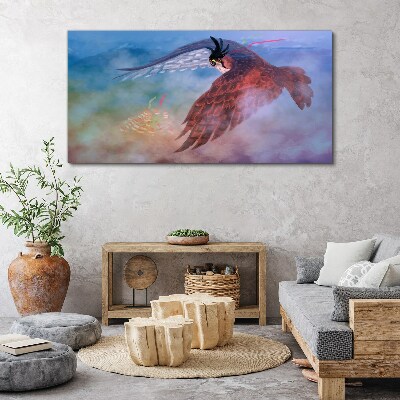 Tablou canvas Soim de oraș abstract