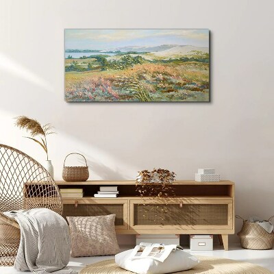Tablou canvas Peisaj de câmp de vară