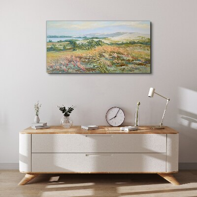 Tablou canvas Peisaj de câmp de vară