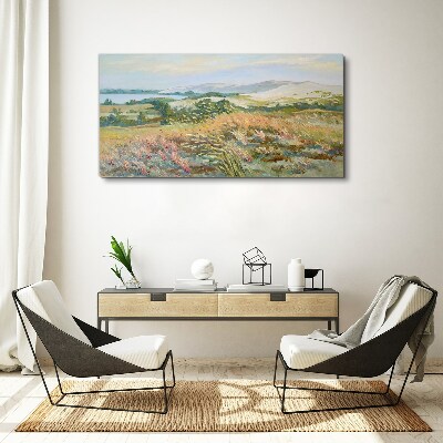 Tablou canvas Peisaj de câmp de vară