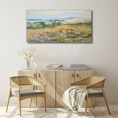 Tablou canvas Peisaj de câmp de vară