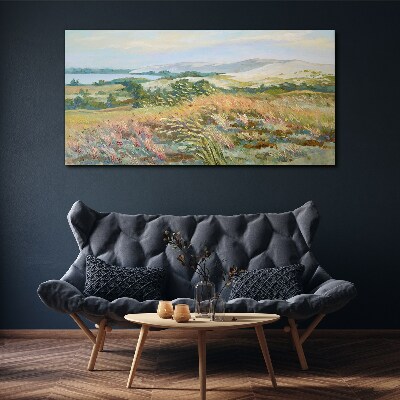 Tablou canvas Peisaj de câmp de vară
