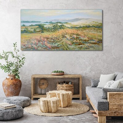 Tablou canvas Peisaj de câmp de vară