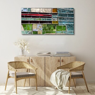 Tablou canvas Peisaj abstract în sticlă