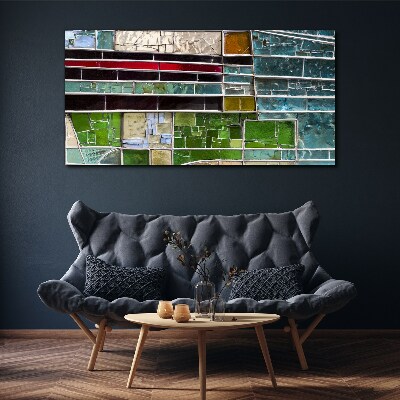 Tablou canvas Peisaj abstract în sticlă