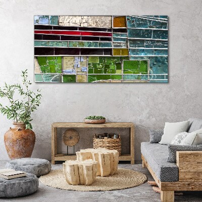 Tablou canvas Peisaj abstract în sticlă