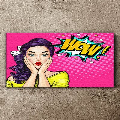 Tablou canvas Surpriză Pop Art