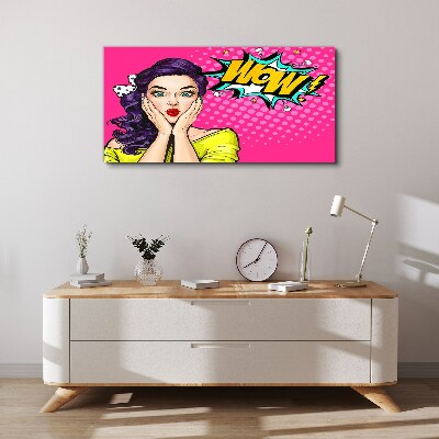 Tablou canvas Surpriză Pop Art