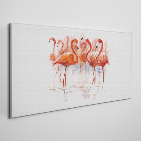 Tablou canvas Animal flamingo abstract