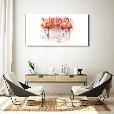 Tablou canvas Animal flamingo abstract