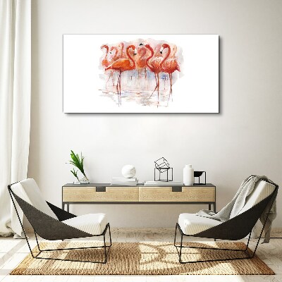 Tablou canvas Flamingo pe fundal de apă