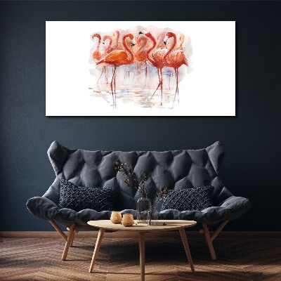 Tablou canvas Flamingo pe fundal de apă