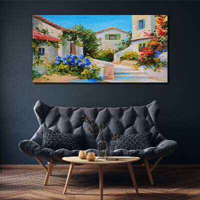 Tablou canvas Un oraș fermecător de primăvară