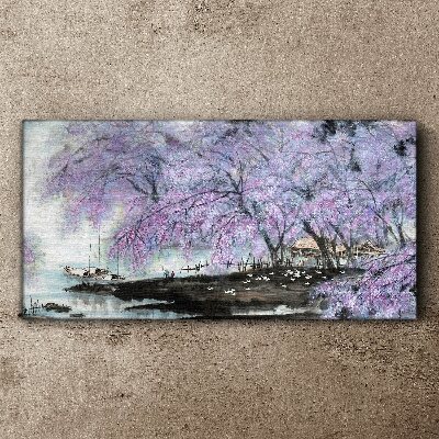 Tablou canvas Primăvara înflorită