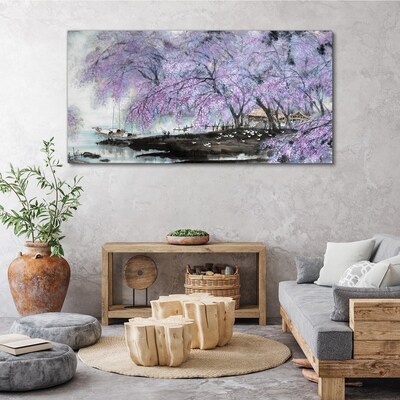 Tablou canvas Primăvara înflorită