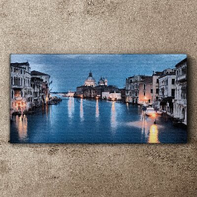 Tablou canvas Veneția în lumina serii