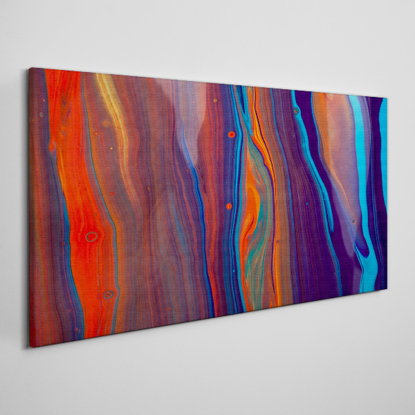 Tablou canvas Valuri colorate de dans abstract