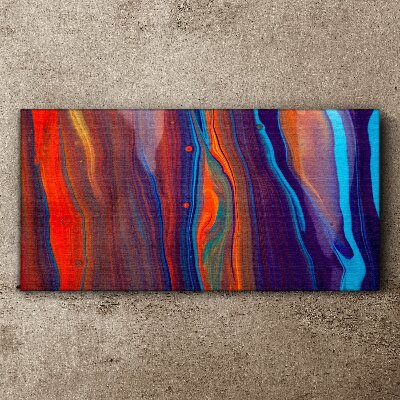 Tablou canvas Valuri colorate de dans abstract