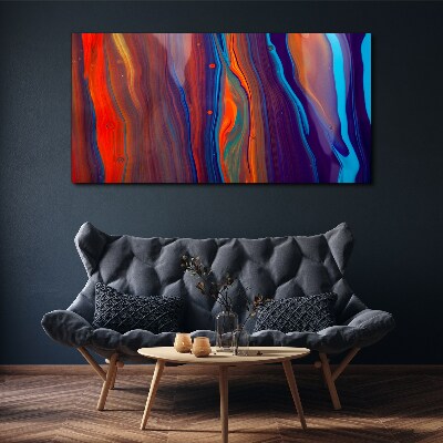 Tablou canvas Valuri colorate de dans abstract