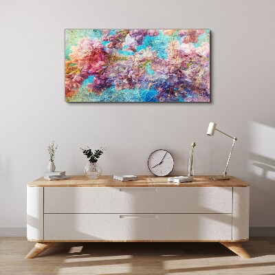 Tablou canvas Peisaj floral in nuante pastelate