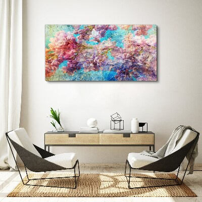 Tablou canvas Peisaj floral in nuante pastelate