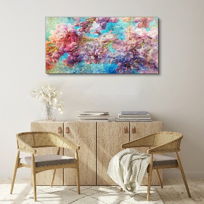 Tablou canvas Peisaj floral in nuante pastelate