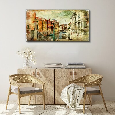 Tablou canvas Veneția în nuanțe pastelate