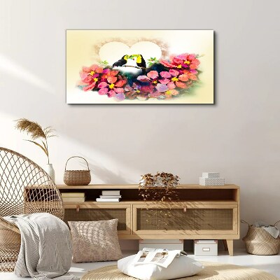 Tablou canvas Dragoste printre flori