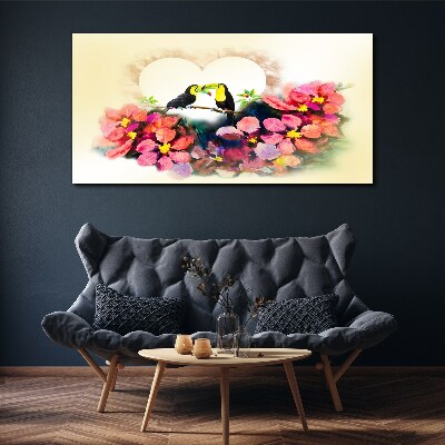 Tablou canvas Dragoste printre flori