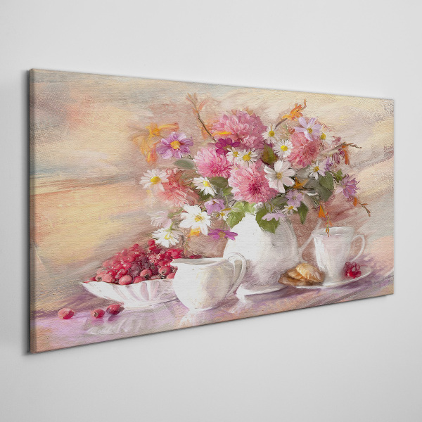 Tablou canvas Aranjament floral pe masă