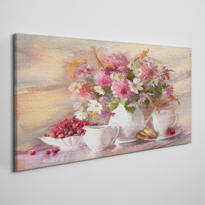 Tablou canvas Aranjament floral pe masă