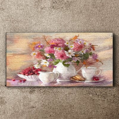 Tablou canvas Aranjament floral pe masă