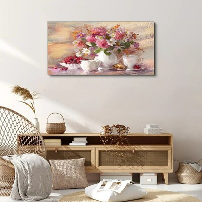 Tablou canvas Aranjament floral pe masă