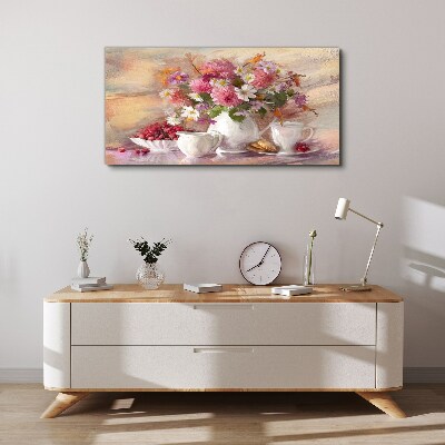 Tablou canvas Aranjament floral pe masă